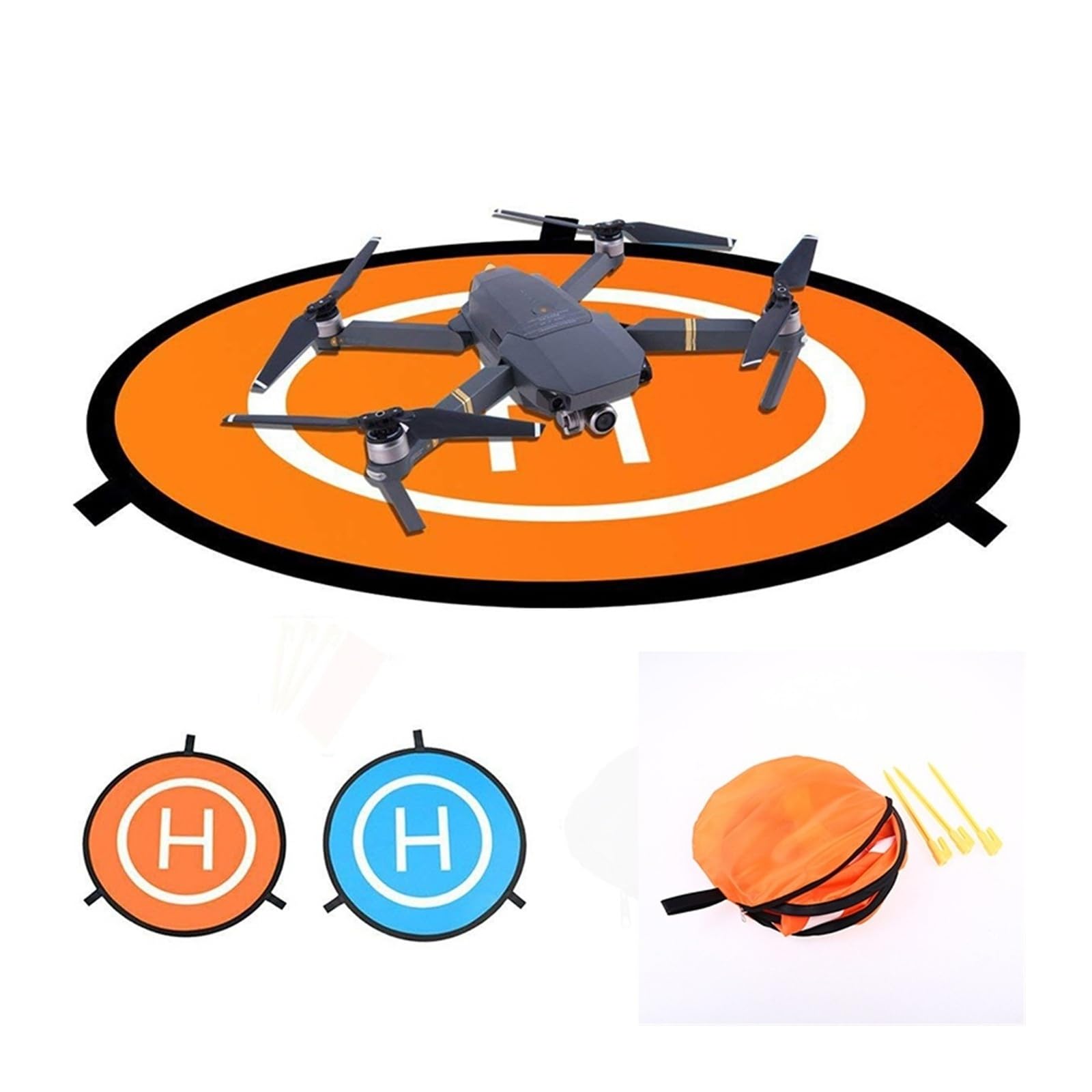 55 cm uniwersalne składane podkładki do lądowania do drona quadcopters akcesoria szybko składany fartuch parkingowy przenośna mata startowa do wyścigów FPV