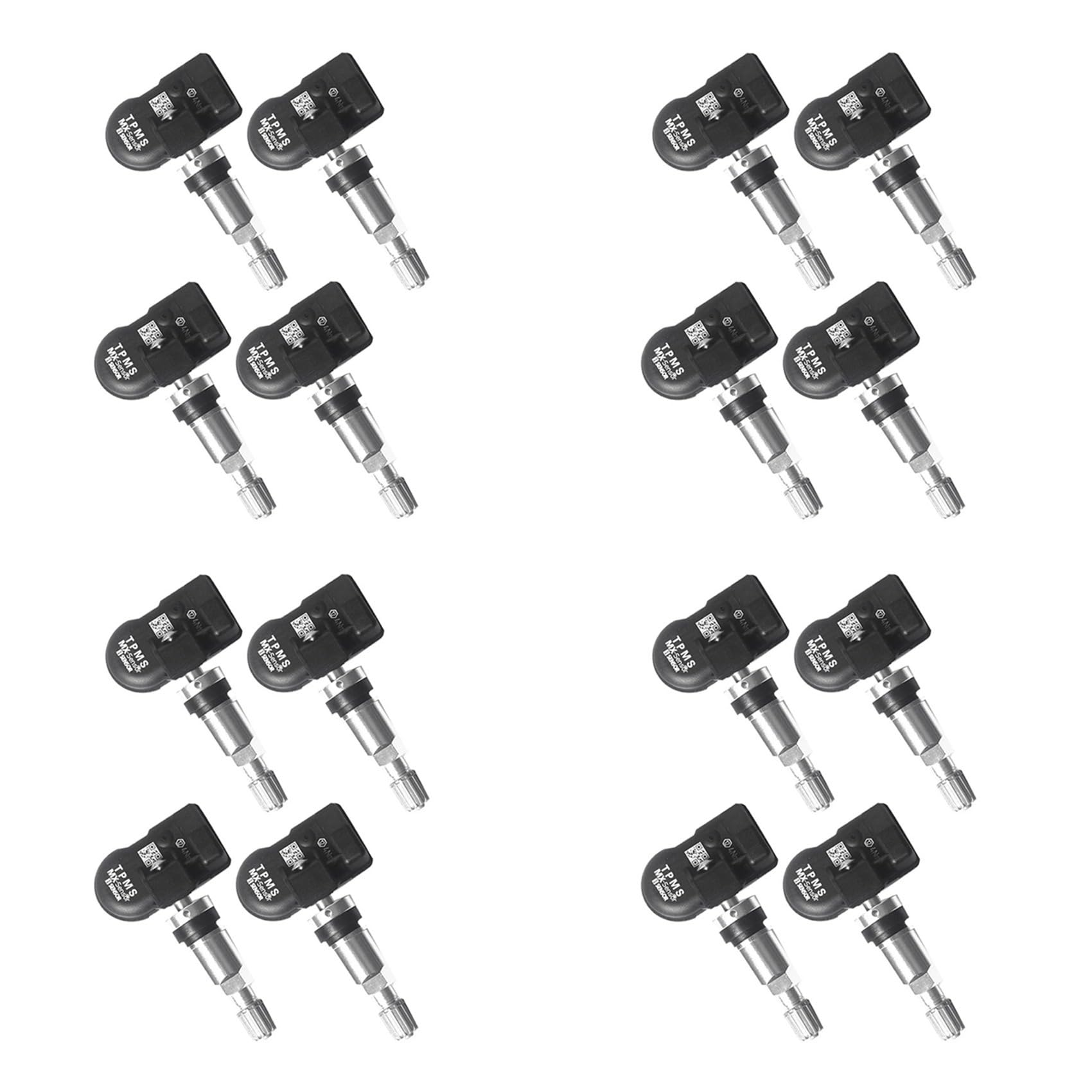 16 Programowanie Czujnik MX Monitor CiśNienia w Oponach TPMS Czujnik 315 MHZ 433 MHZ Uniwersalne NarzęDzie do Naprawy 2 w 1 do OłTarza Srebro