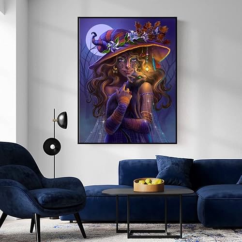 Miniatura 4 de MMAHD Kits de pintura de diamantes para adultos, bricolaje 5D redondo, arte de diamantes de diosa, perfecto para relajación y decoración de pared