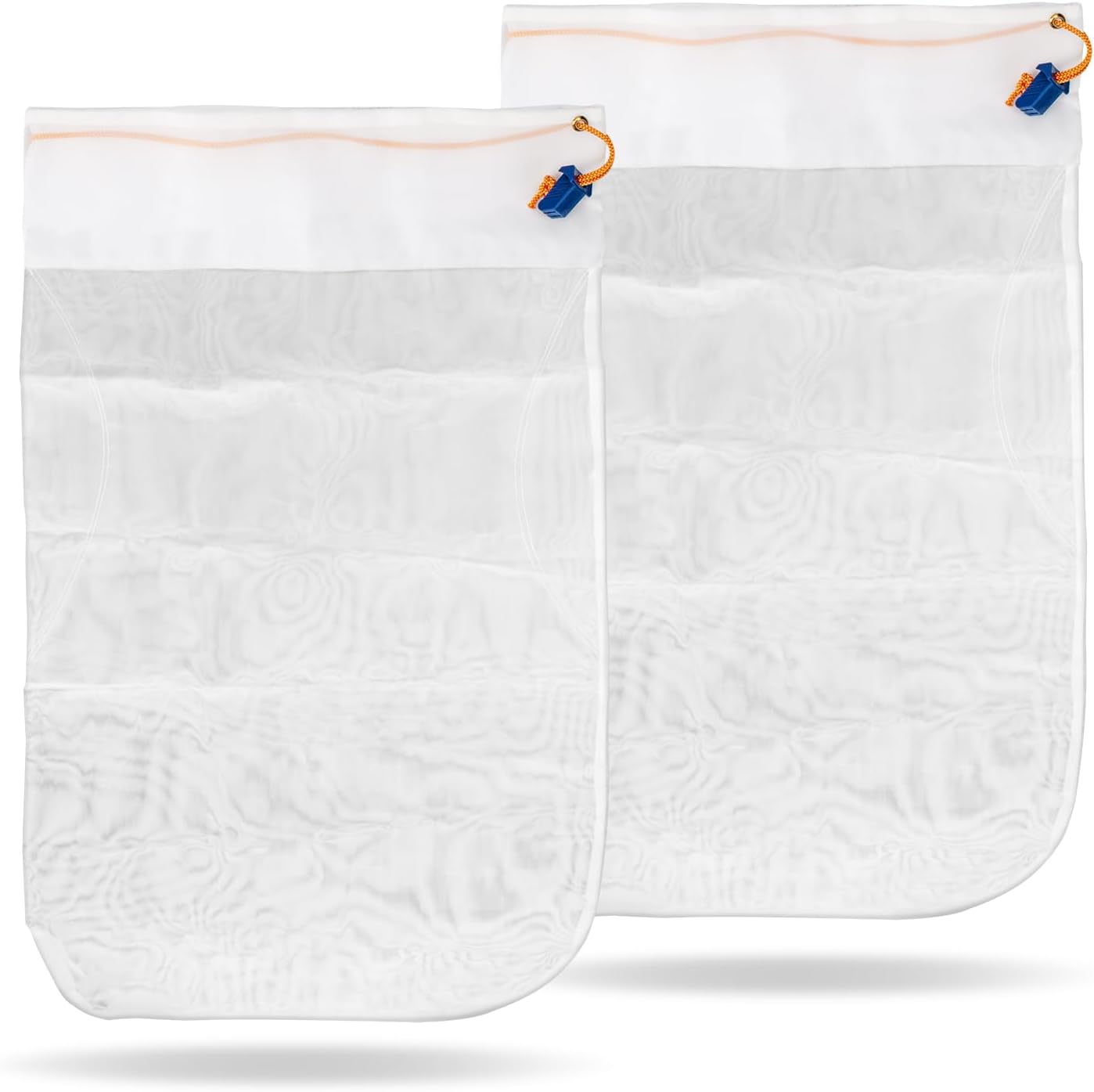 HH1506COMP Standard Fine Mesh Bags for Hammer-Head Swimming Pool Cleaner Vacuum Bag, 100 Micron Debris Bag with Cleat, Replaces HH1506 - Pack of 2