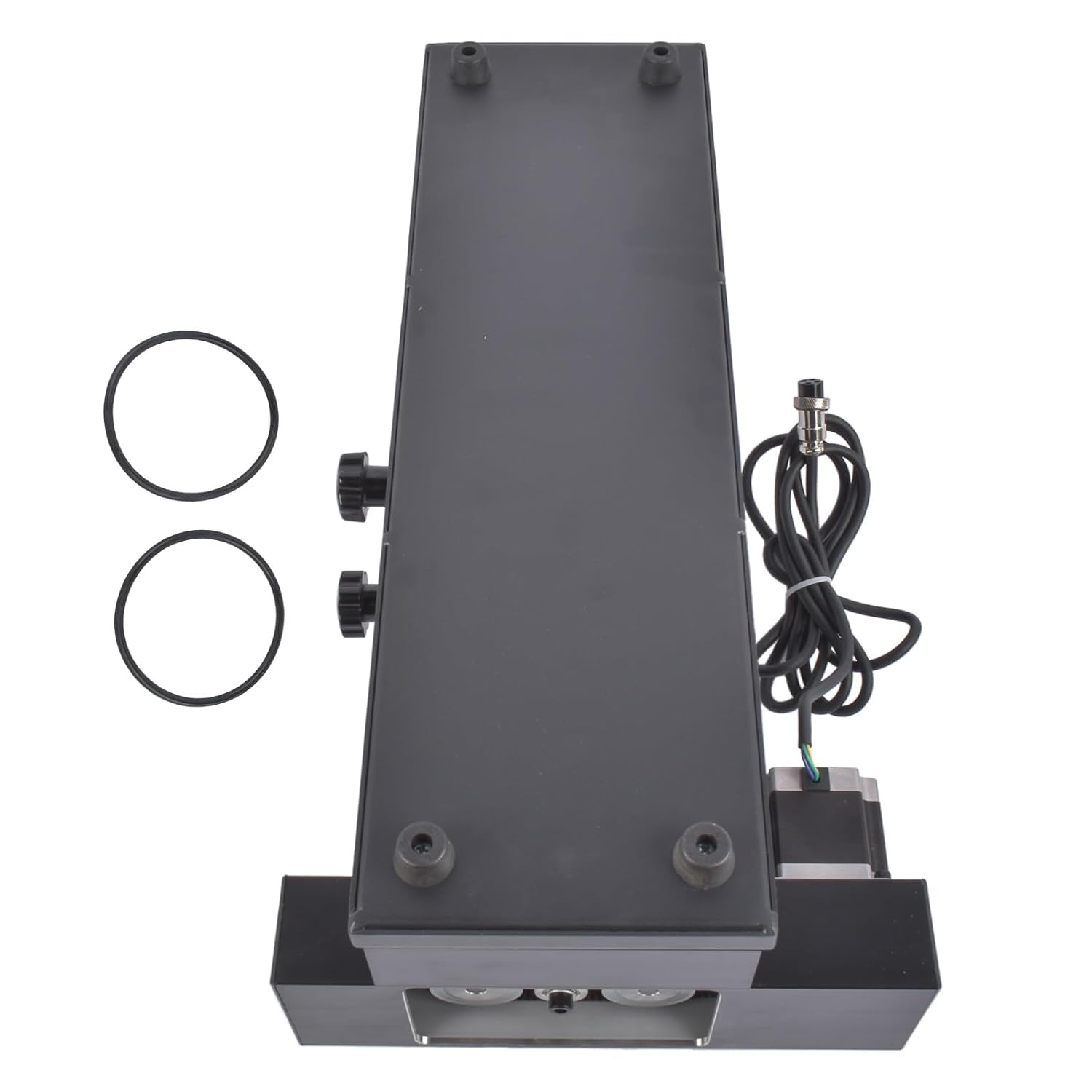 Rotary Cutter and Engraver Attachment with 2-Phase Stepper Motor Replacement for 50W 60W 80W 100W 130W CO2 Engraving Machines Rotary Tool Accessory Kit for Wood and More