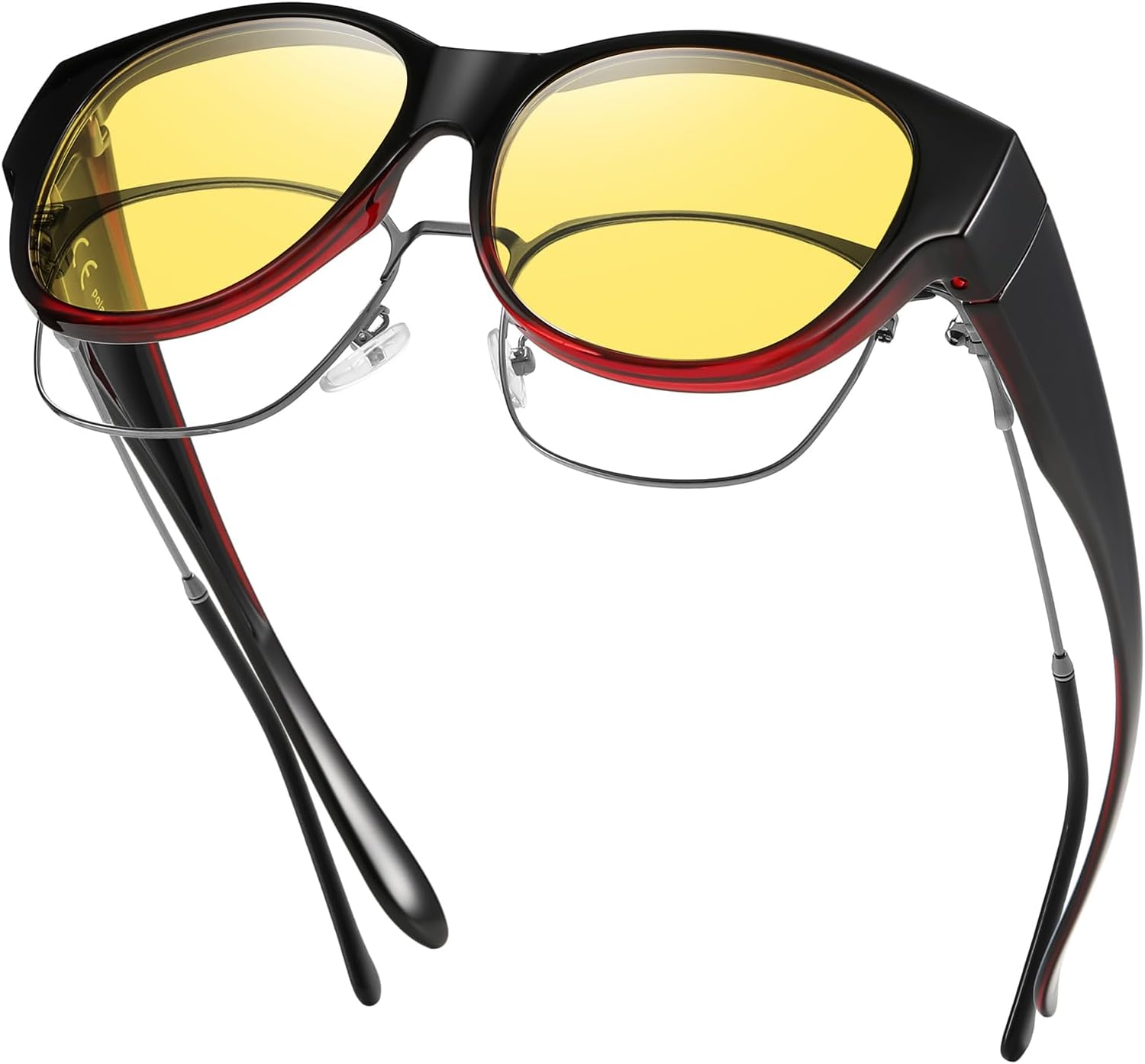 HAOLOTA Fit Over Glasses Sunglasses for Women Polarized, Trendy Cat Eye Sunglasses Wear Over Glasses, UV Protection - Image 7