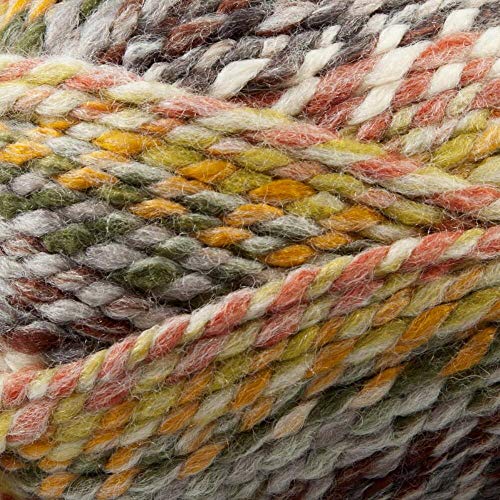 Image of Lion Brand Yarn Wool-Ease Thick & Quick Yarn, Soft and Bulky Yarn for Knitting, Crocheting, and Crafting, 1 Skein, Coney Island (Pack of 2)