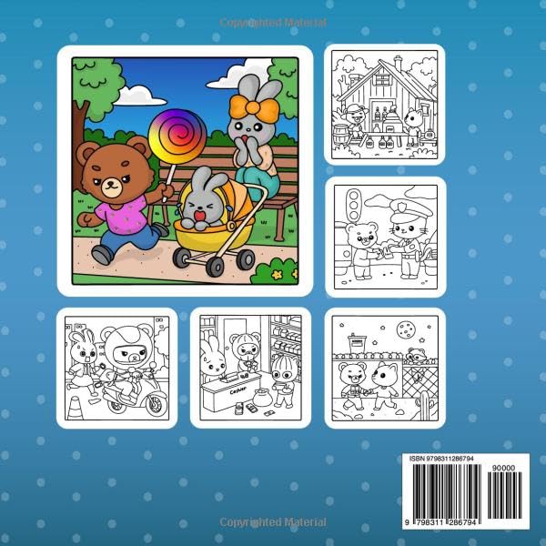 Fuzzy Felons: A cute and silly coloring book for teens and adults (Silly, Fun and Cute Gift Ideas for yourself or others) image 3