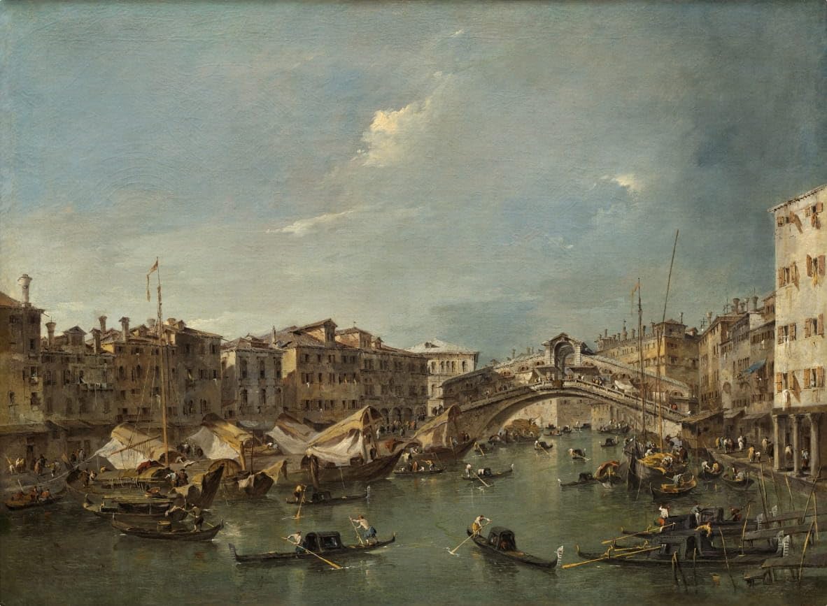 Affiche impression d'art Venise grand format décoration murale toile - 5