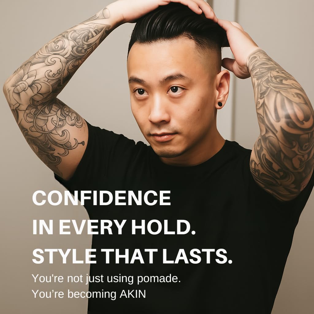 Hair Pomade for Men and Women | Firm Hold Medium Shine | Water Based Hair Styling Pomade | Easy to Wash Out, Non-Greasy | 3.3oz Travel Friendly