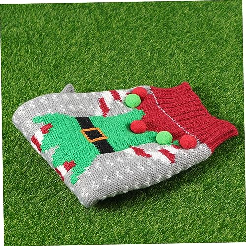 Pull chaud pour chien POPETPOP costume de Noël taille L