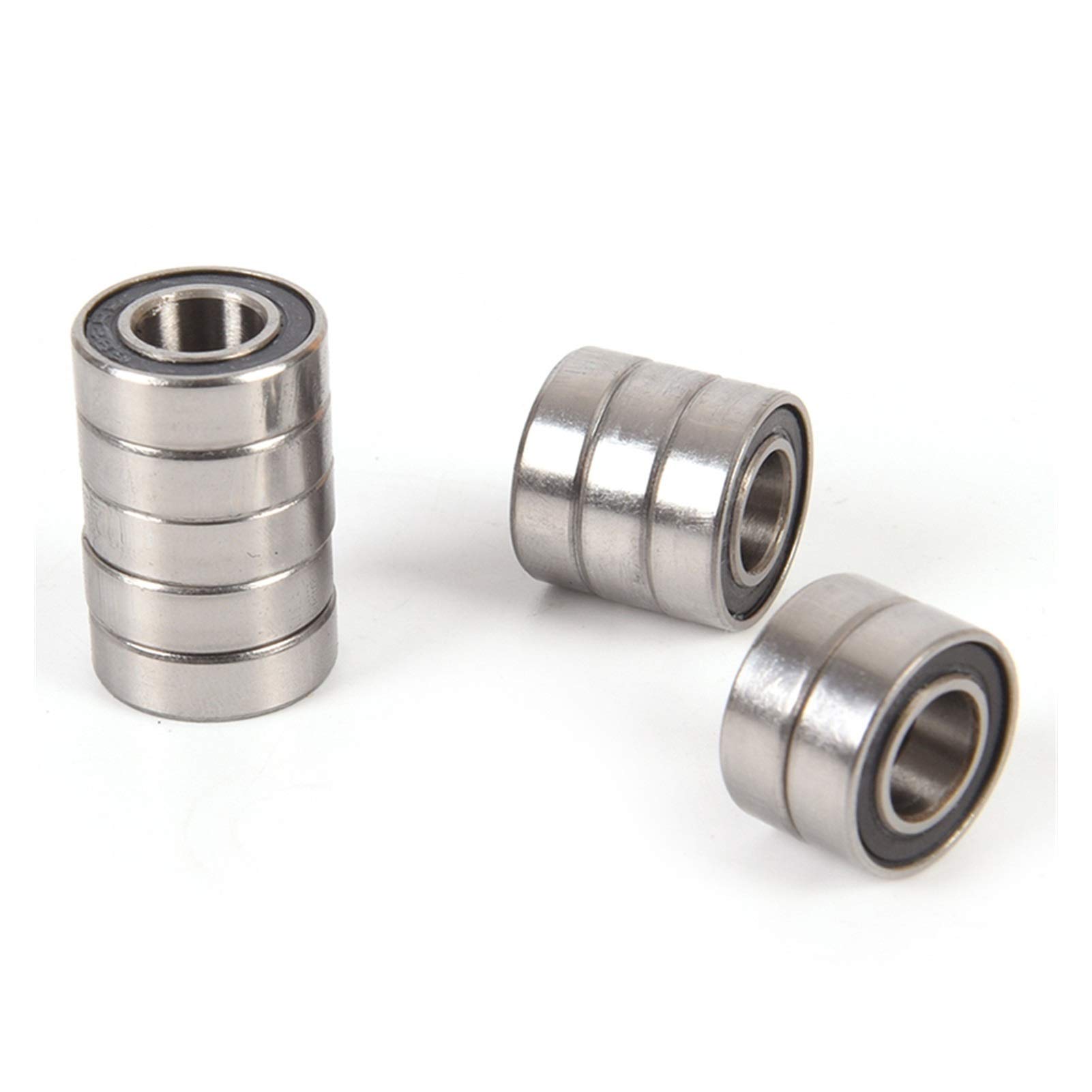 HYUJNAFZR 10pcs Groove Bearings, Type 688-2RS, Mainly Used in Rail Linear Motion Systems, 3D Printer Parts, Industrial Automation Equipment, Etc.