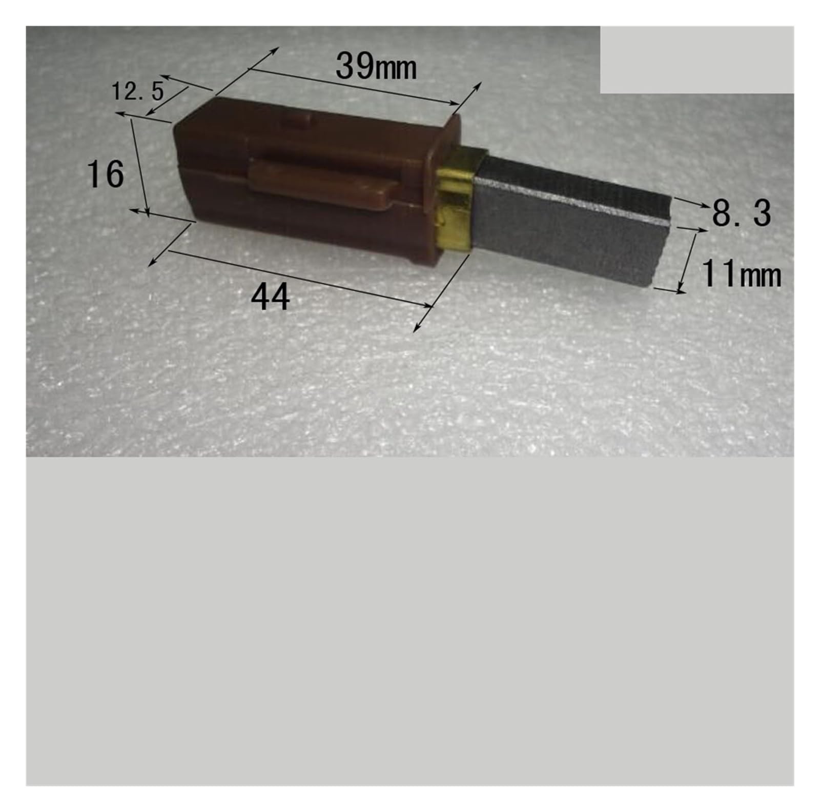 2 escobillas de carbón for máquina de limpieza de pisos, 24 V, 8,3 x 11 x 30 mm, motor sin escobillas de 24 V