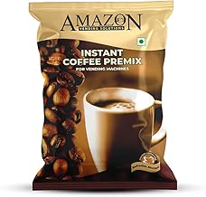 ATLANTIS 3 In 1 Regular Coffee Premix Powder Coffee Milk And Sugar 1 Kg Pack For Vending Machine And Manual Use, Bag