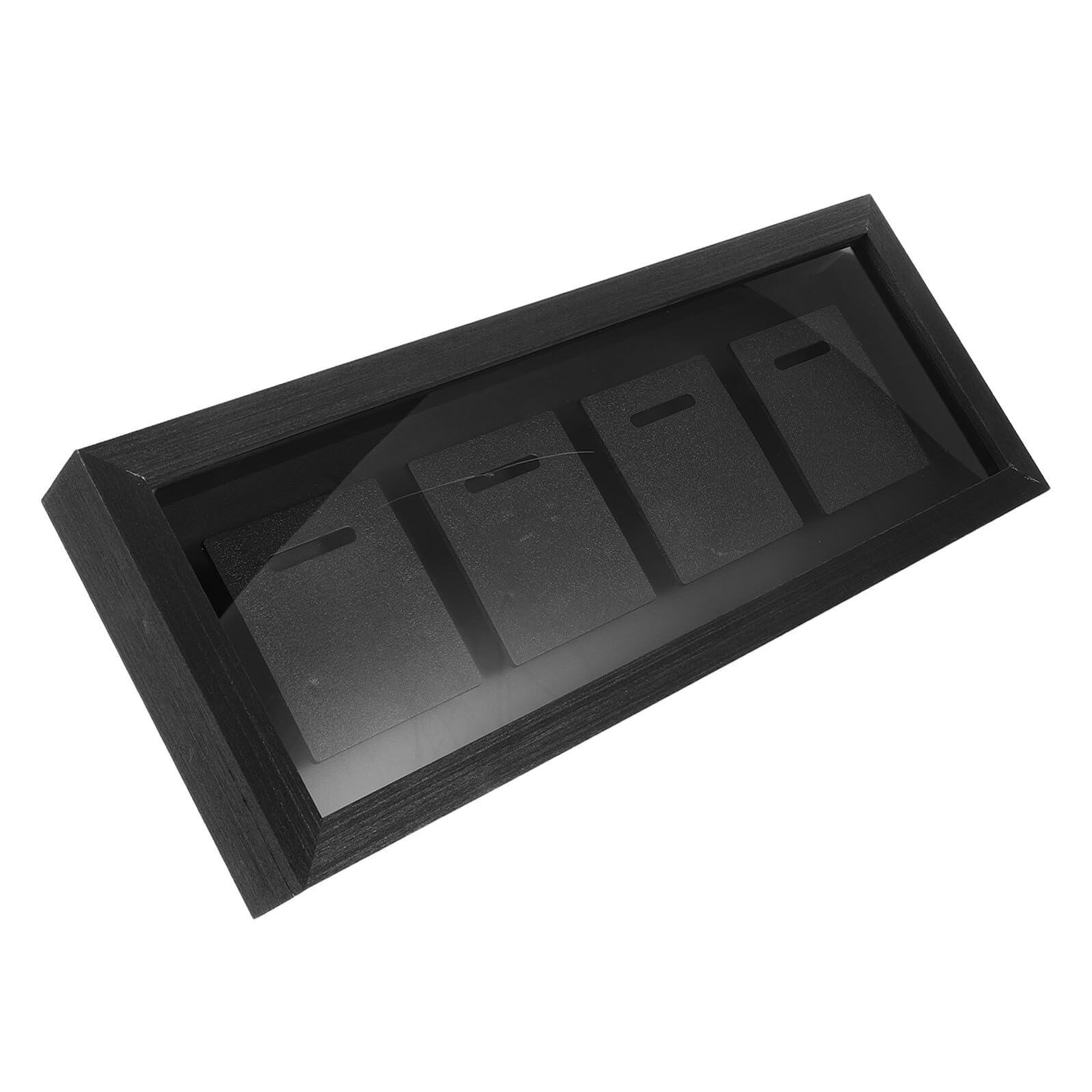 Medaillenvitrine mit 4 Fächern Moderne Wandmontage Minimalistisches Design für Sportler und Auszeichnungen zur Stilvollen Heimdekoration