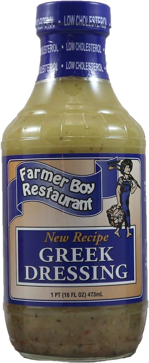 Farmer Boy Greek Salad Dressing,16 Fl Oz (Pack of 6)