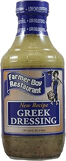Farmer Boy Greek Salad Dressing,16 Fl Oz (Pack of 6)
