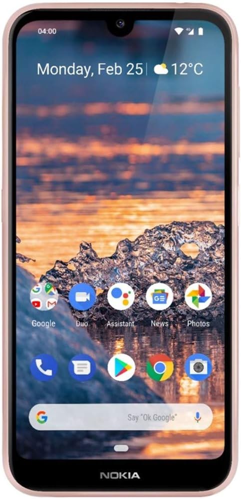 Nokia 4.2 with Android One (32GB, 3GB) 5.71" HD+ Display, 13MP Dual Camera, GSM Unlocked (at&T/T-Mobile/MetroPCS/Cricket/H2O) Global 4G LTE International Model TA-1149 (Pink Sand, 32 GB)
