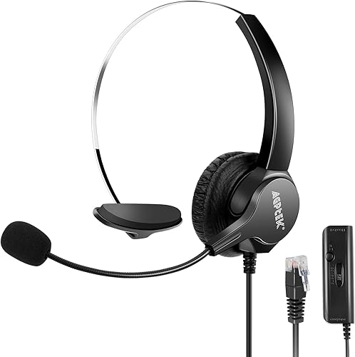 Miniatura 9 de AGPtEk – teléfono intercomunicador centro de llamadas con auricular., Reemplazo para audífonos