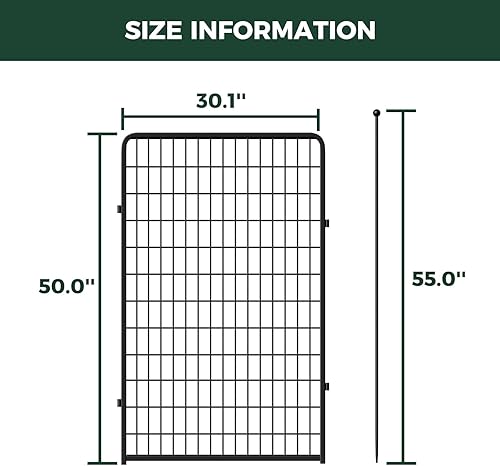 Miniatura 4 de FXW Rollick - Corralito para perros para patio, campamento con casa rodante, patentado, 50 pulgadas, 2 paneles