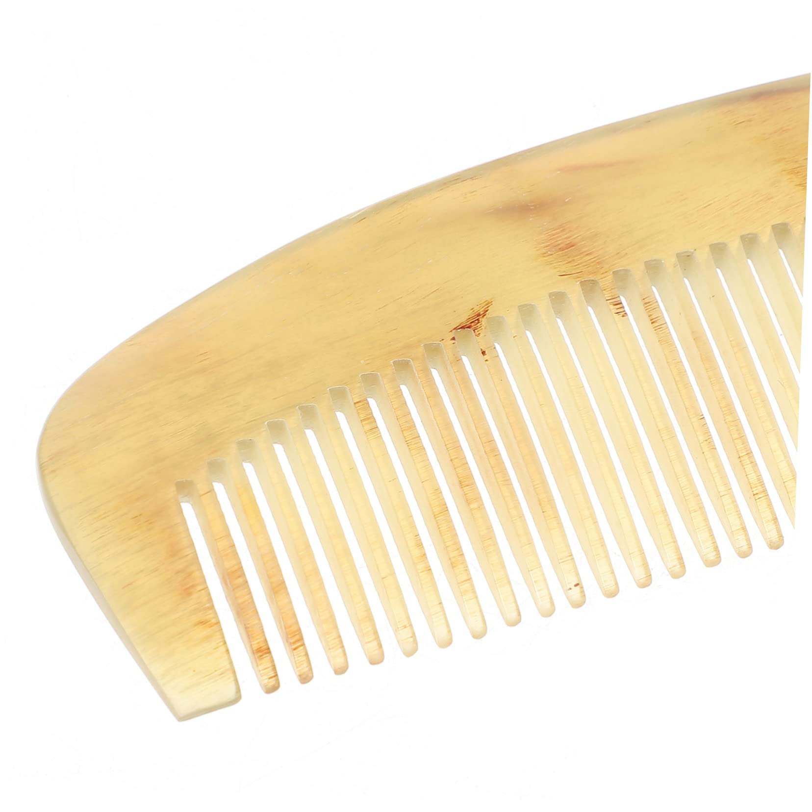 Peigne à Cheveux Anti-statique en Corne Naturelle pour Femme
