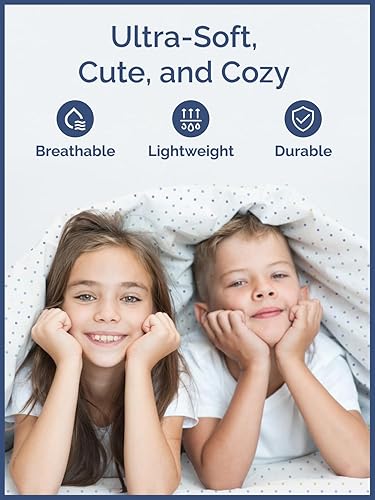 Miniatura 3 de Juego de sábanas de lunares para niños, de tamaño individual, sábanas divertidas para camas individuales, sábanas para niños pequeños y adolescentes