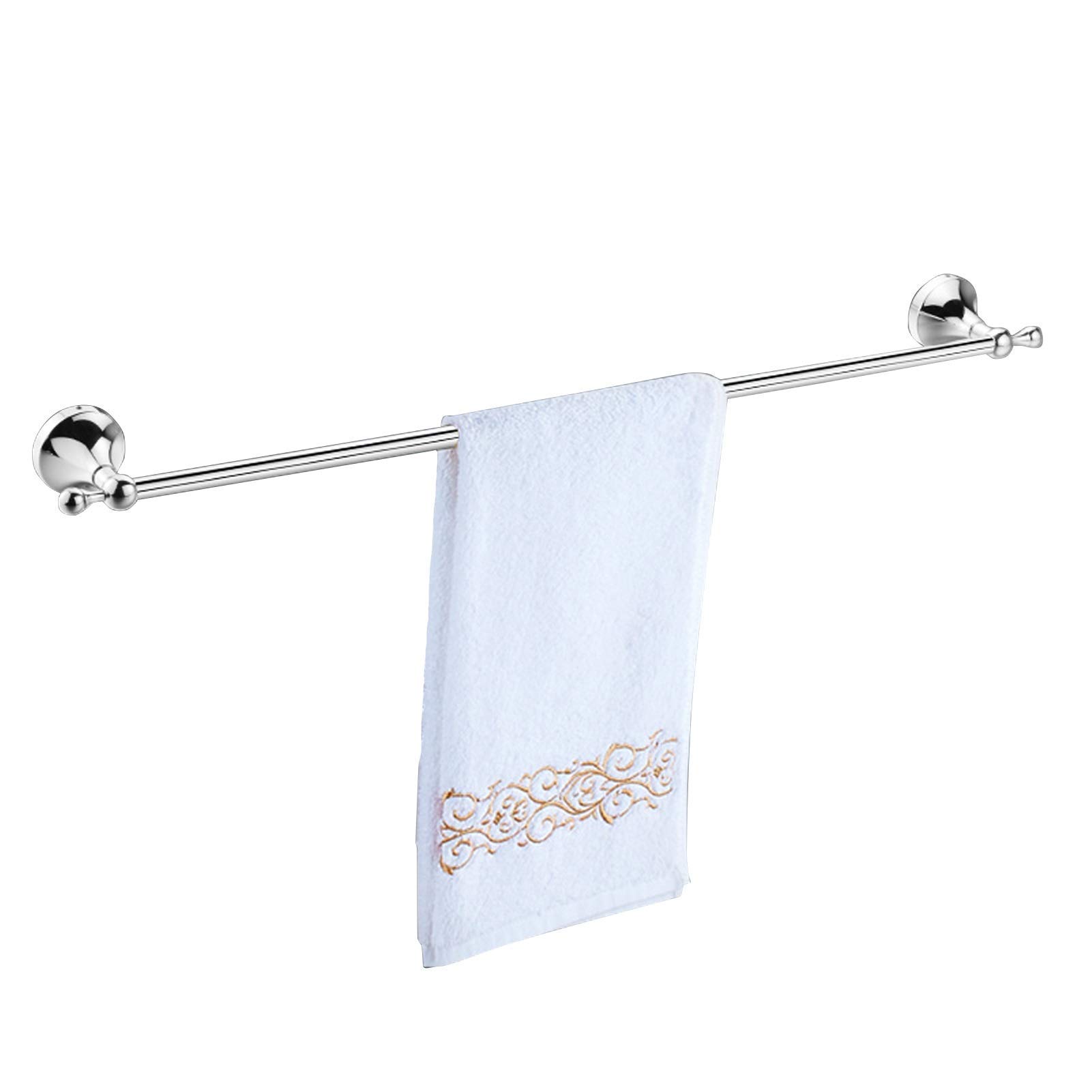 Porte-serviettes 65 cm mural en acier inox SUS 304 pour salle de bain