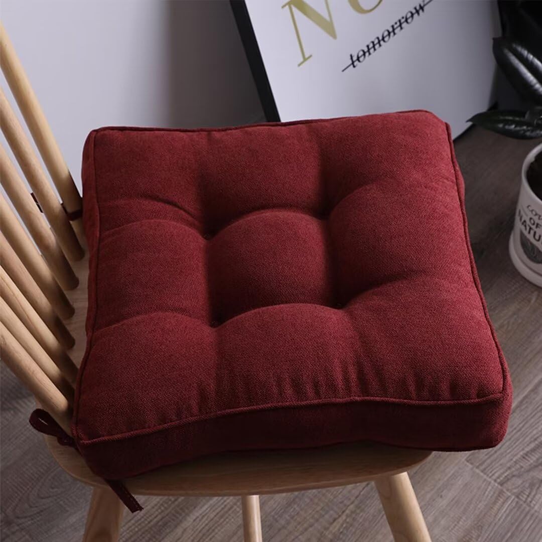 Set di 2 lavabi per interni ed esterni, 50 x 50 cm, ideale per Küche Esszimmer & Büro Weinrot