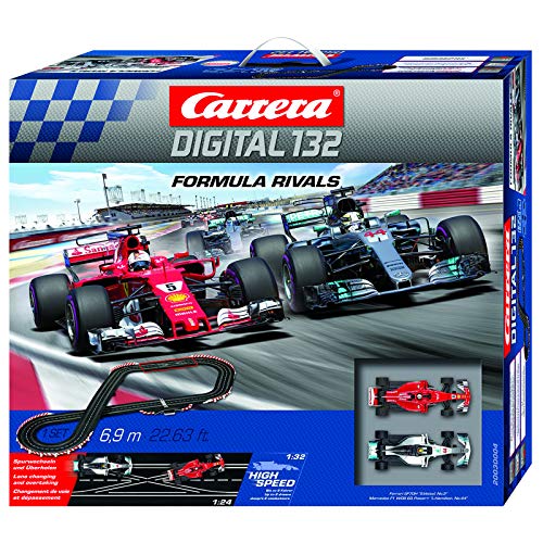 Carrera 20030004 Formula Rivals Digital 132 Scale Slot Car Racing Track Set System 1:32 Scale,Multi