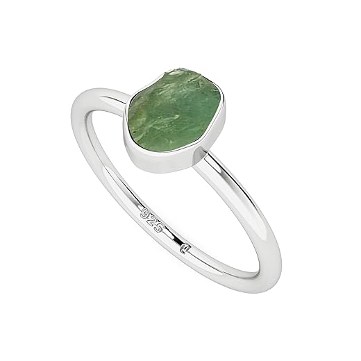 Natural Green Tourmaline Ring