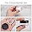 ZEJIA 3 Gram Sample Containers with Lids, 25 Count Tiny Sample Jars, 3ML Makeup Cosmetic Containers for Lip Balms, Lotion, Powder, Beauty Products(Black Lids)