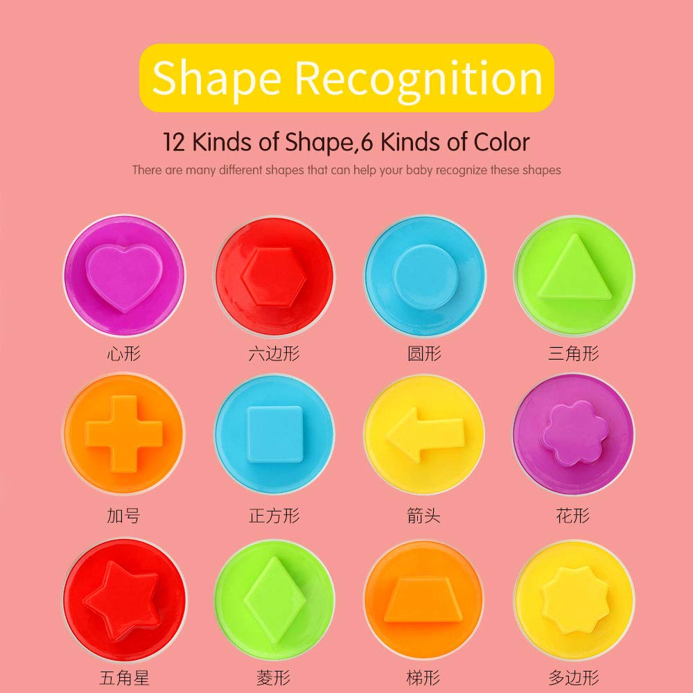 ABENNLY Huevos a Juego de Forma y Color,Juguete Educativo Montessori Stem,Juguete Didáctico de ABENNLY Huevos a Juego de Forma y Color,Juguete Educativo Montessori Stem,Juguete Didáctico de