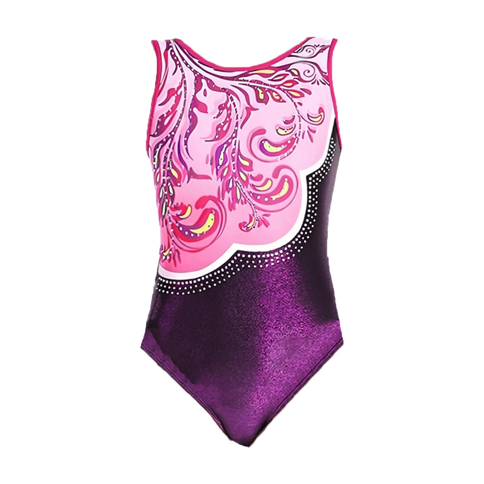 Justaucorps De Gymnastique Rythmique, Justaucorps Sans Manches For Filles Et Femmes, Costumes De Sport D'équipe Faits À La Main