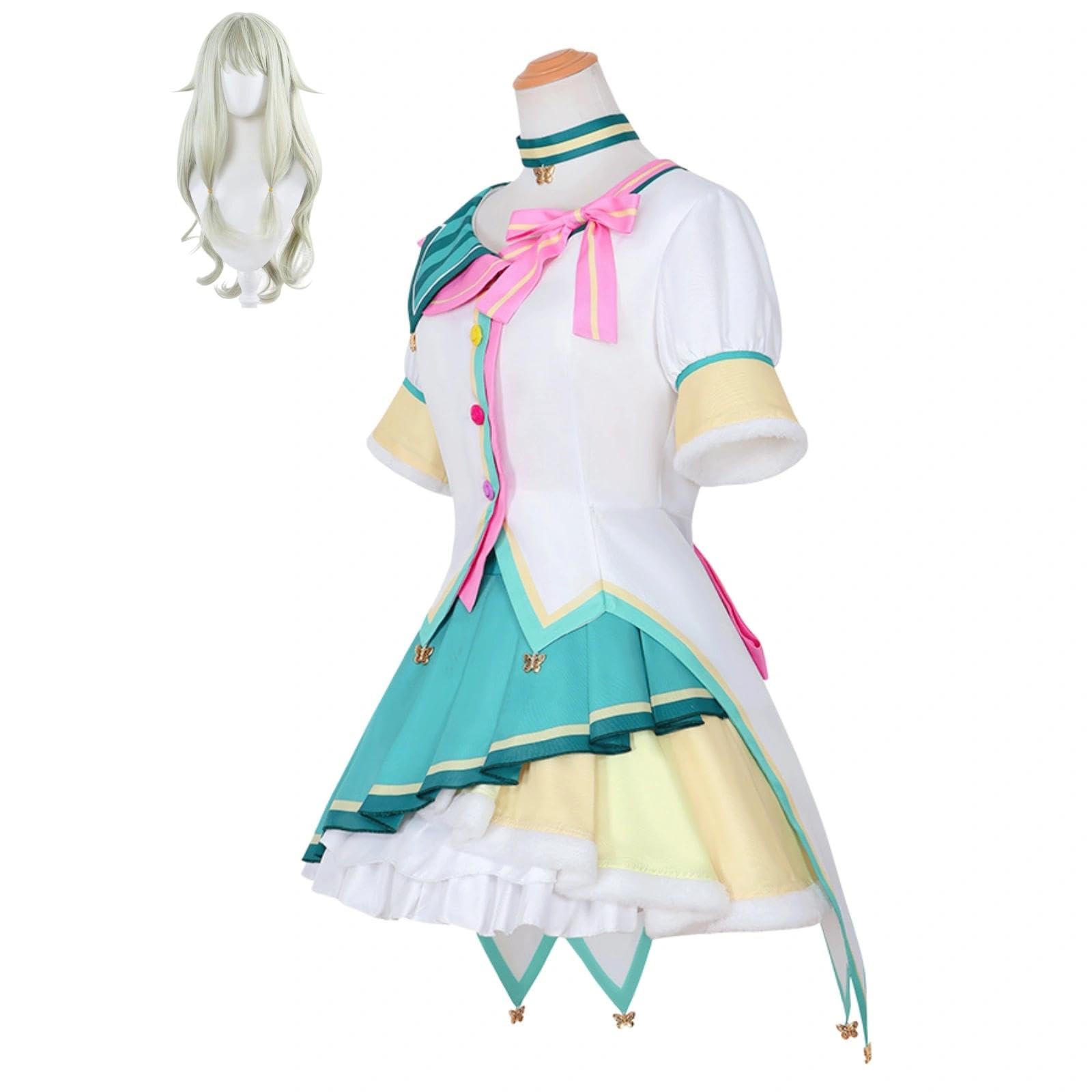 Halloween Kostüm für Erwachsene, Karneval Rollenspiel Cosplay Komplettset – Nene Kusanagi Kamishiro Stil