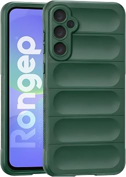 Rongep [Rugged-Shield] Samsung Galaxy A36 i in K l f  i S et Dokulu Koruyucu Kal n Yap l  Kamera Y kseltili A 36 K l f Kayma  nleyici Kenarlar Darbelere Dayan kl  Samsung A36 K l f Koyu Ye il
