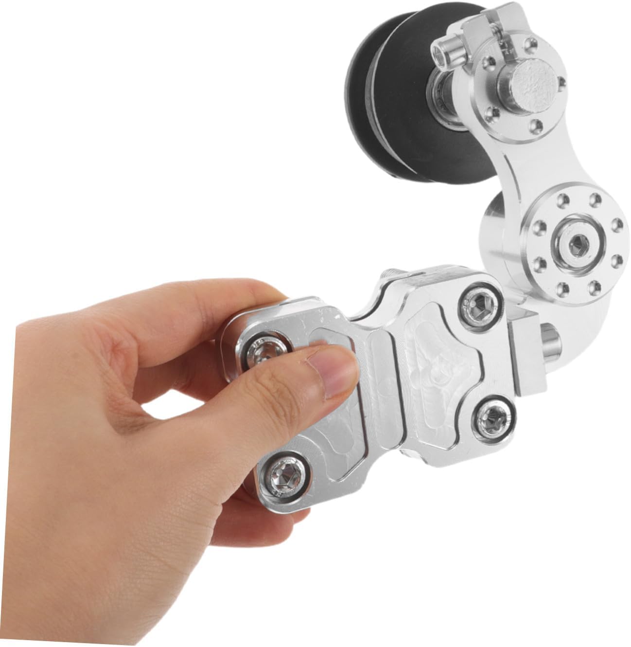 Colorful Aluminum Alloy Motorcycle Chain Adjuster Tensioner Automatic Regulator for Motocross Dirt Bike Atv Precise Adjustment System Replacement for Reliable Drive Chain