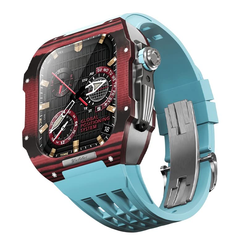Kit montre caoutchouc fluoré SAAWEE flexible et ultra résistant 44mm