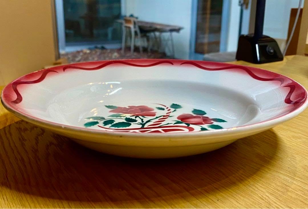 マイセン プレート ユーゲント ラフラワー ケシ スープ皿 ディープ