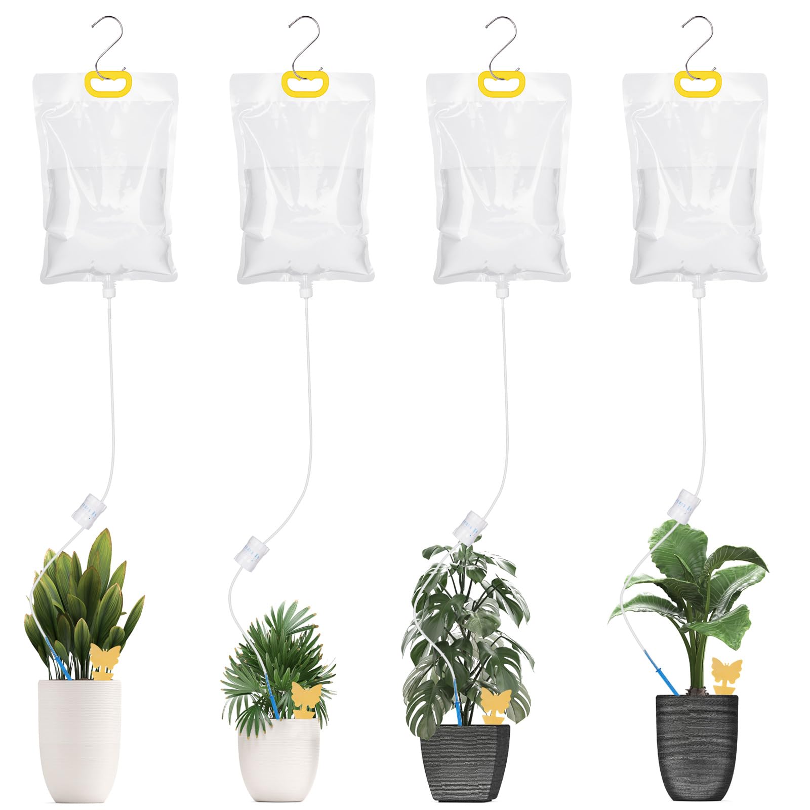 Lot De 5 Sacs D'irrigation Goutte à Goutte 3,5L - Arrosage Automatique Réglable Pour Plantes En Vacances - 4