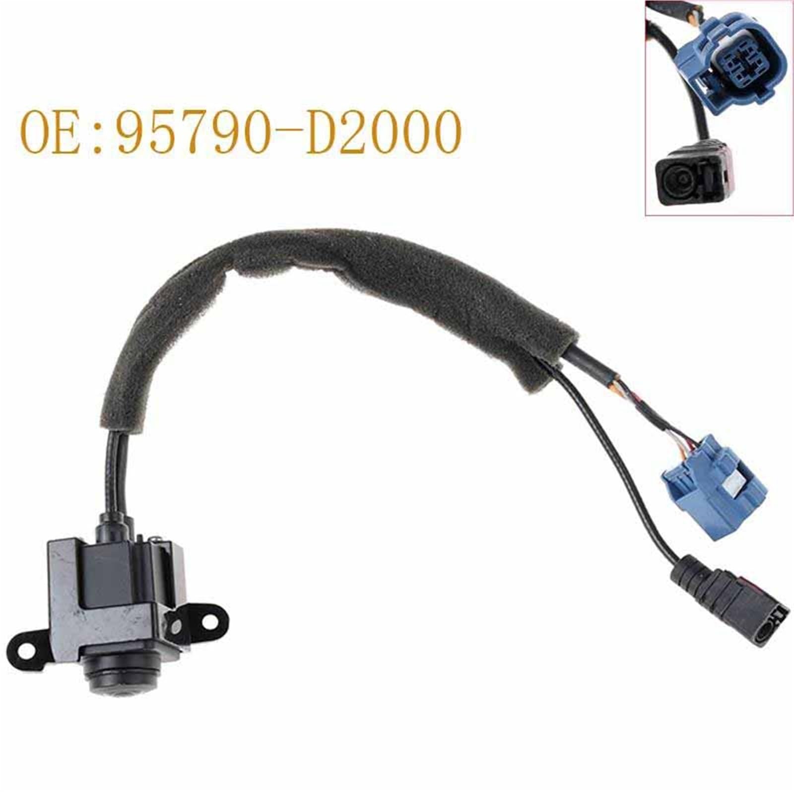 Cámara De Visión Trasera para Coche 95790-D2000, Asistencia para Aparcamiento En Reversa, 95790D2000, para Genesis G90 2017 2018 2019