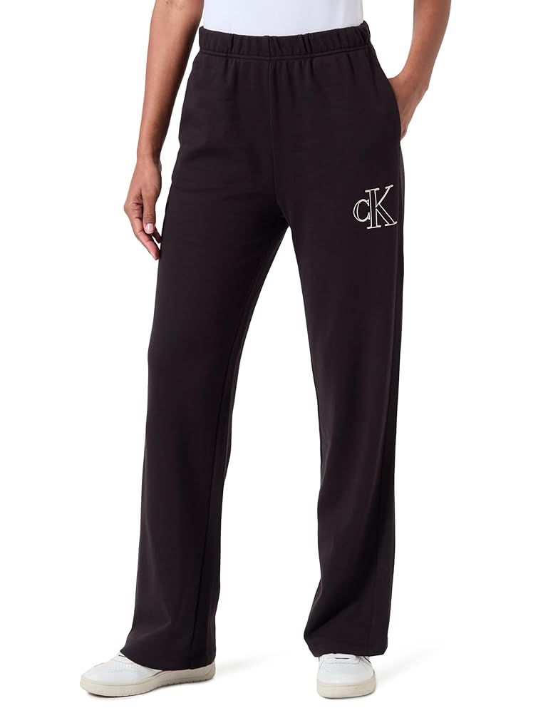 Calvin Klein Jeans Donna Pantaloni da Jogging Sweatpants Lunghi, Nero (CK  Black), XL : Amazon.it: Moda