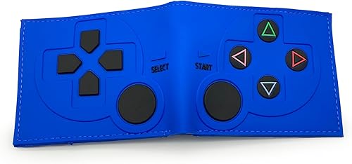 Miniatura 2 de Cartera retro inspirada en Gamepad para niños, material de superficie de silicona con diseño clásico de gamepad para juegos, múltiples ranuras para