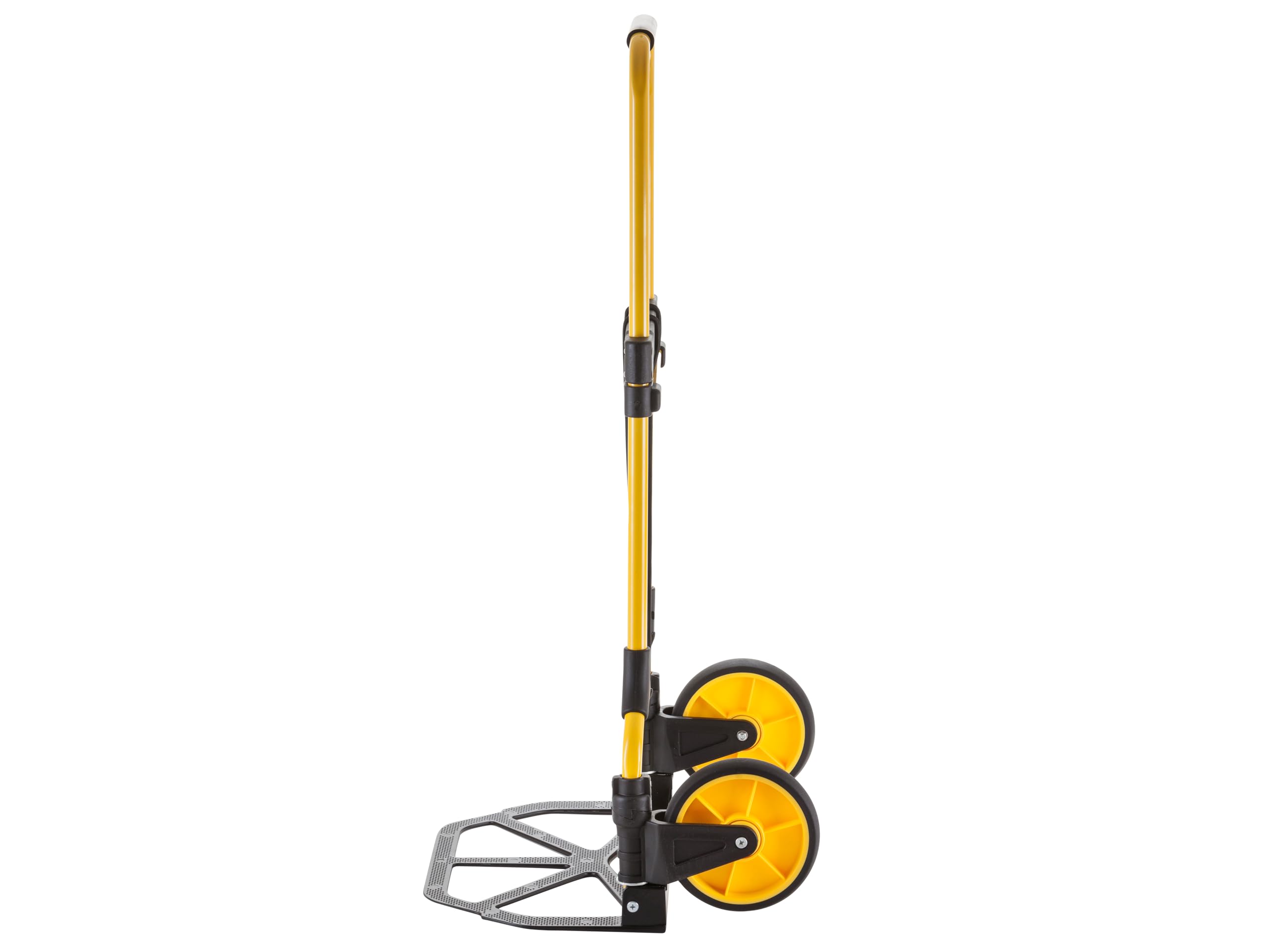 Stanley Faltbarer Sackkarre FT582 - Tragfähigkeit bis zu 90KG - Transportwagen - 50 x 45 x 98 cm - Leichtes Aluminium - Schwarz/Gelb