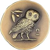 Land: Cookinseln - Jahr: 2023 Power Coin Owl of Athena Numismatic Icons 1 Oz Gold Münze 250$ Cook Islands 2023