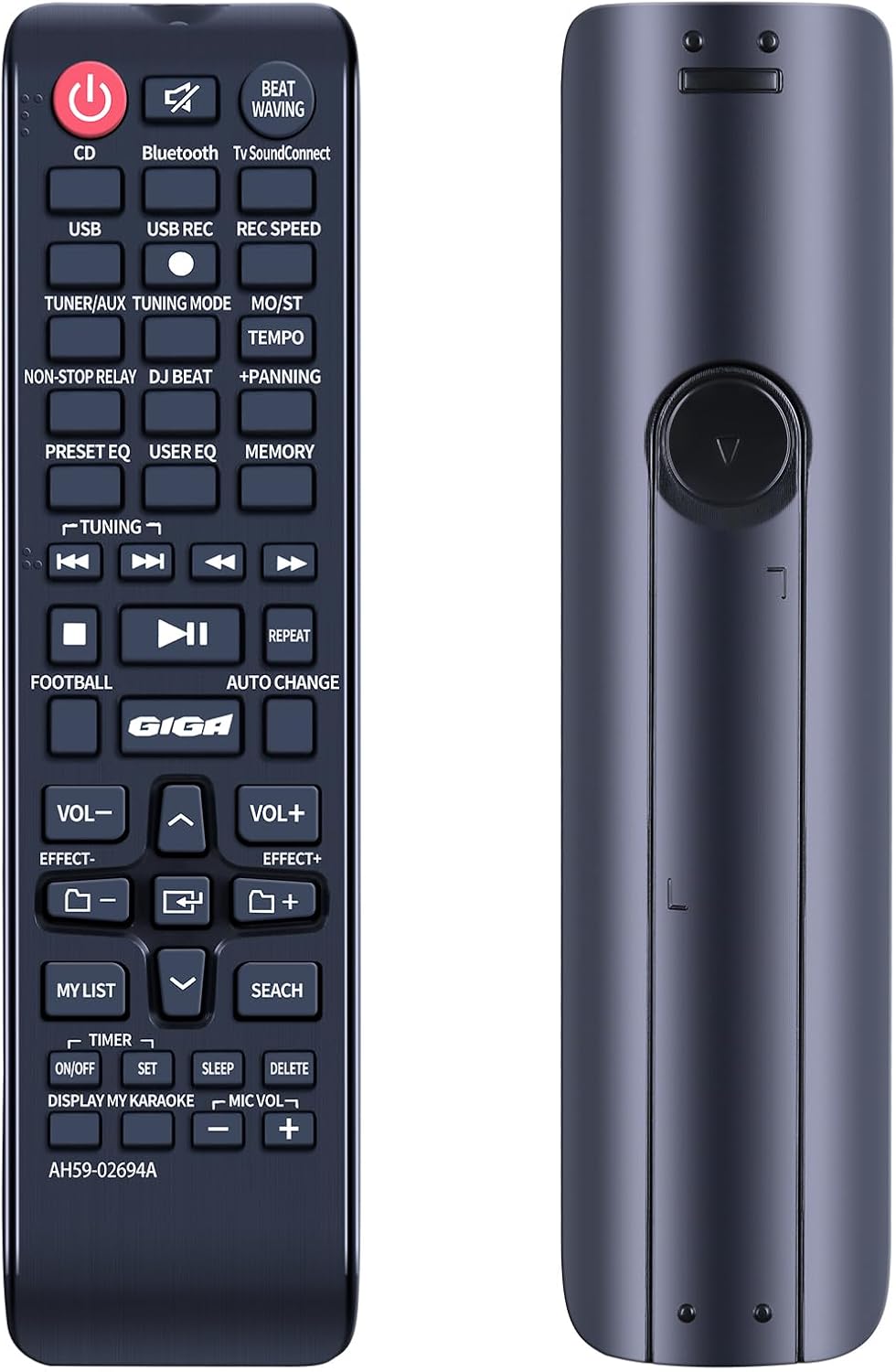 AH59-02694A Replacement Remote Control Compatible for Samsung Giga Book-Shelf Stereo System MX-JS9500 MX-JS9000 MX-JS8000 MX-JS5000 Sub AH59-02694B AH59-02694D