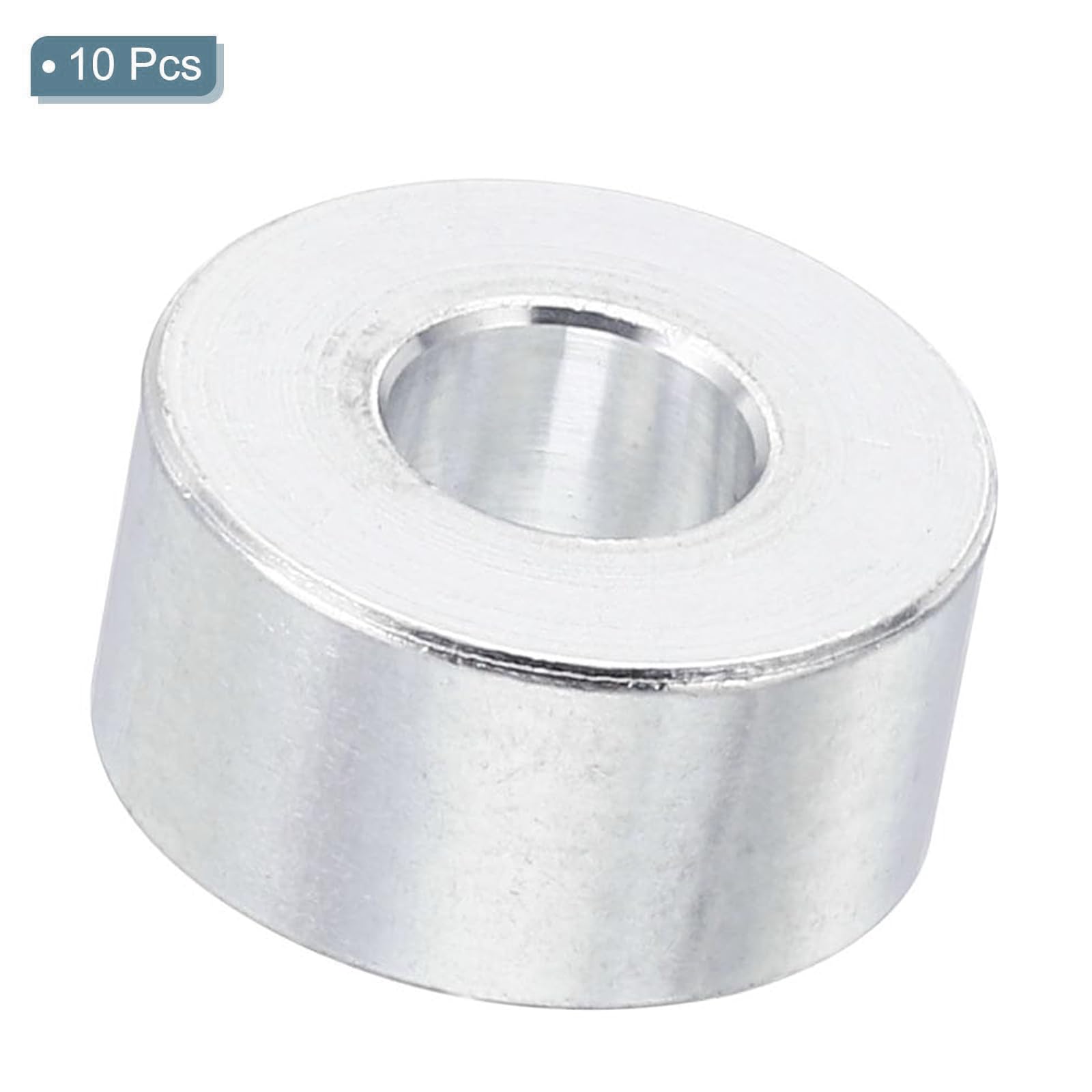 TOP-VIGOR 10Pcs M8 Aluminum Spacer, 8.5mm ID x 20mm OD x 10mm Length Metal Spacer - Image 3
