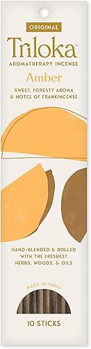 TRILOKA Ámbar incienso, 10 unidades
