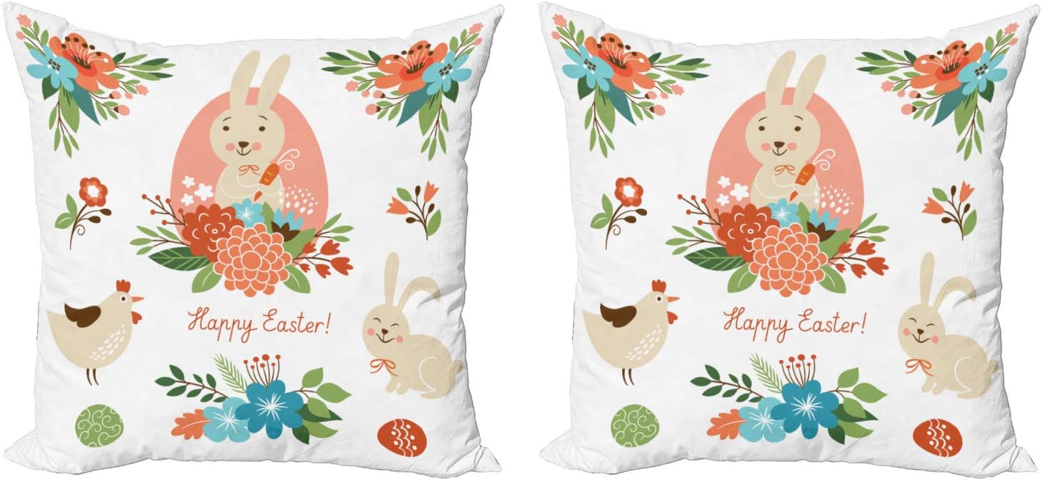 easter throw pillow covers
