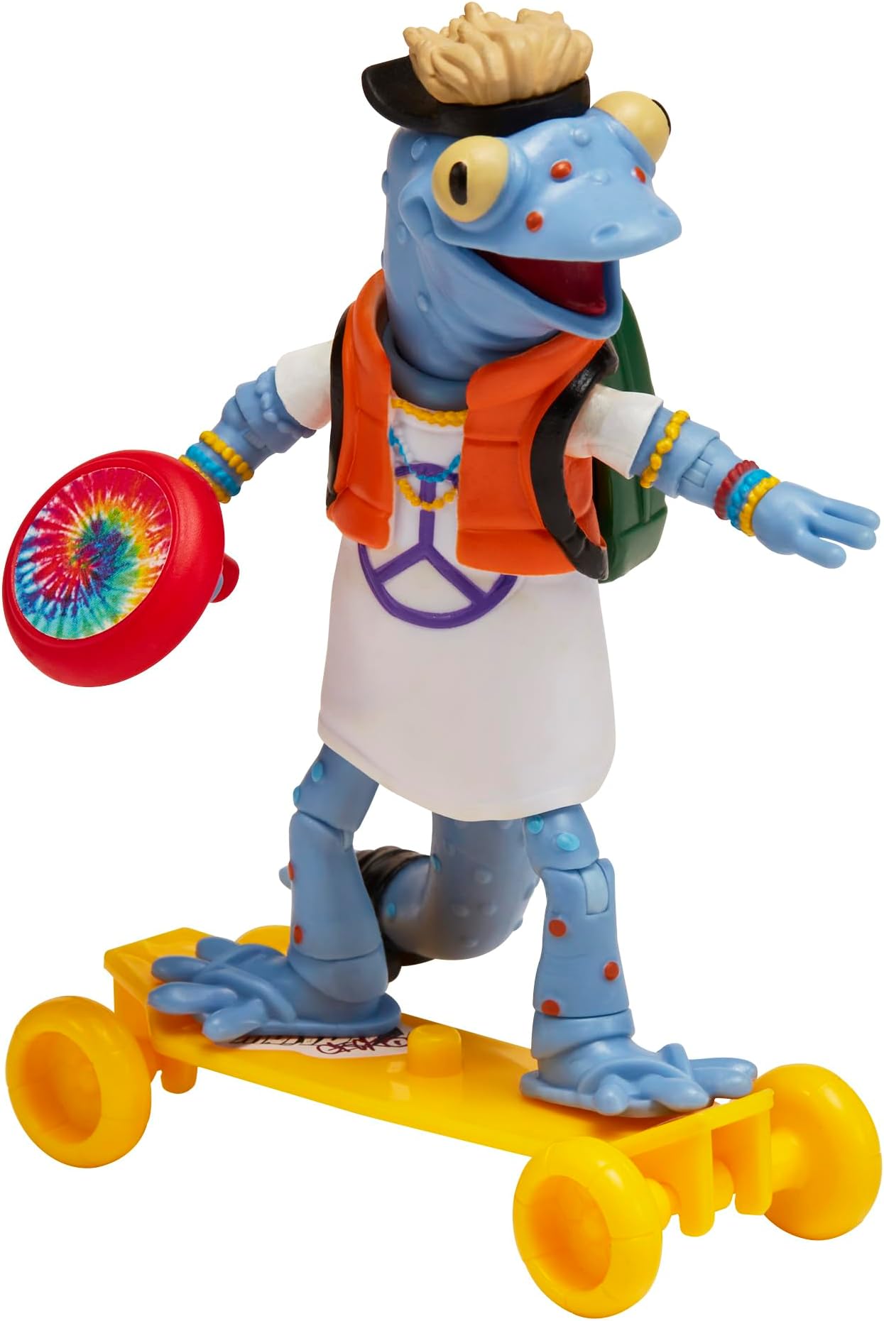 Mutant Mayhem 4.25 Inch Mondo Gecko Basic Action Figure. Ideal present for boys 4 to 7 years and TMNT fans!