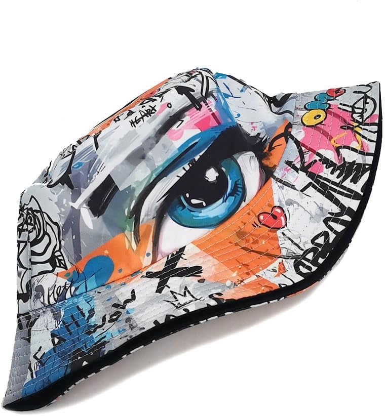 Bucket Hat for Women Men,Travel Sun Beach Cap,Unisex Fishing Outdoor Boonie - Image 6