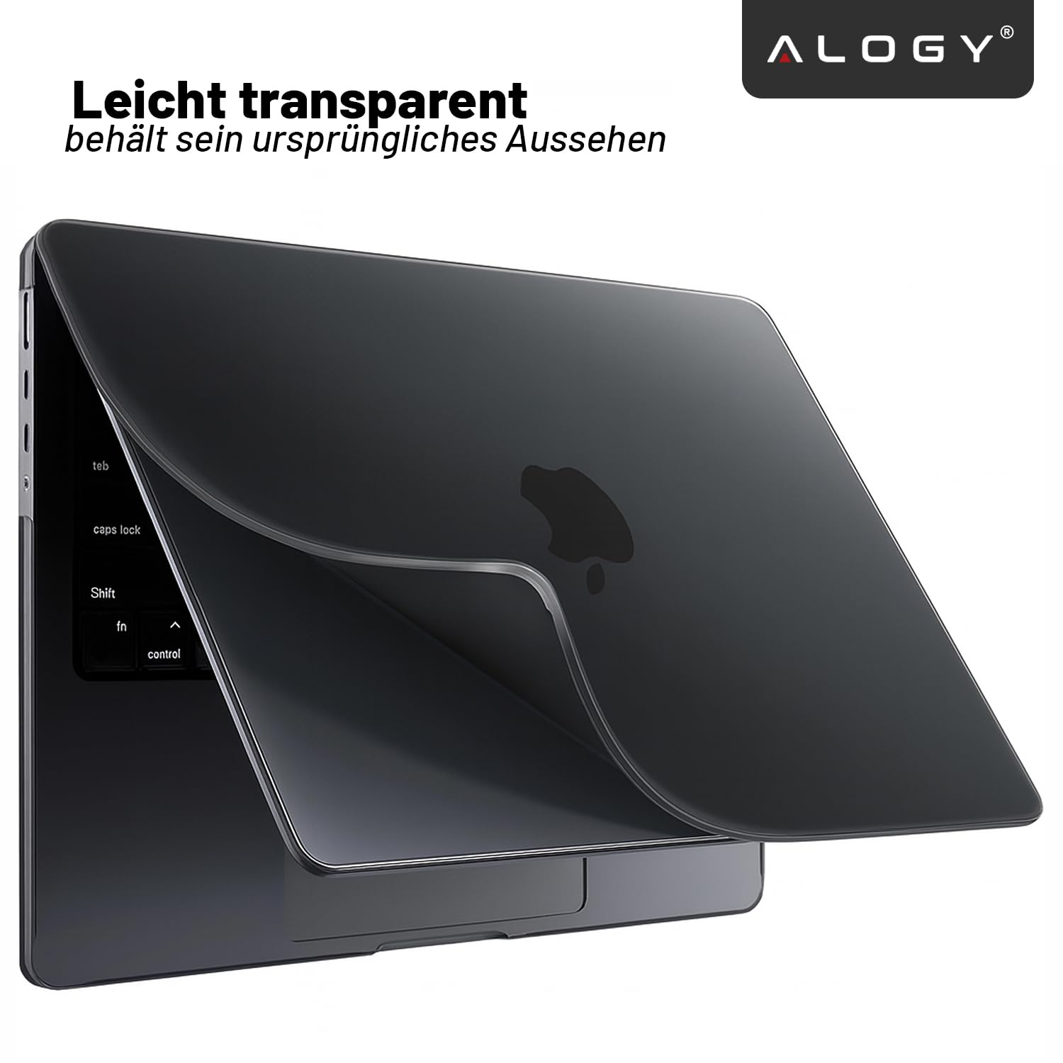 Schutzhülle Für MacBook Air 13" 2018-2021 M1 | Ultradünn | Matt Schwarz | Rutschfest