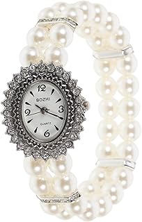 1 PC Relógio Pulseira De Strass Pulseiras Pulseiras Elásticas Pulseira De Pérola Relojes Para Mujer Feminino Jóias De Pulso Presente Para Menina Liga Strass Cinta Miss