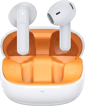 Juo JT2 Bluetooth 6.0 TWS Kablosuz Kulak İçi Kulaklık 4 Mikrofonlu ANC ENC Gürültü Engelleme 13mm Sürücü Beyaz