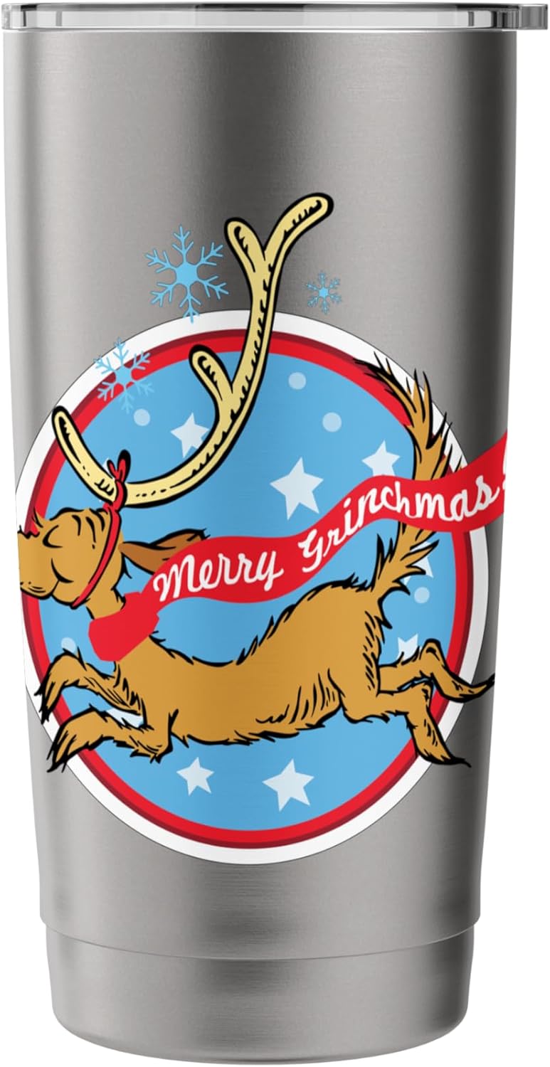 Dr. Seuss Max Merry Grinchmas Stainless Steel Insulated Tumbler - Image 3